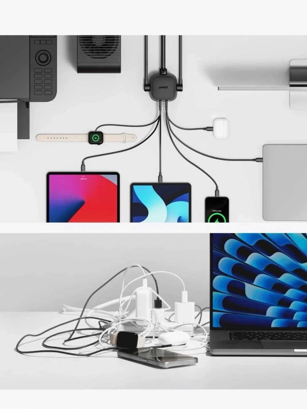 Anker 9-in-1 Charging Station in Charcoal